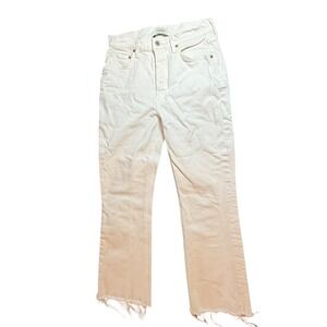 Citizens of Humanity Premium Vintage Raw Hem Jeans 25 Button Fly Organic Cotton